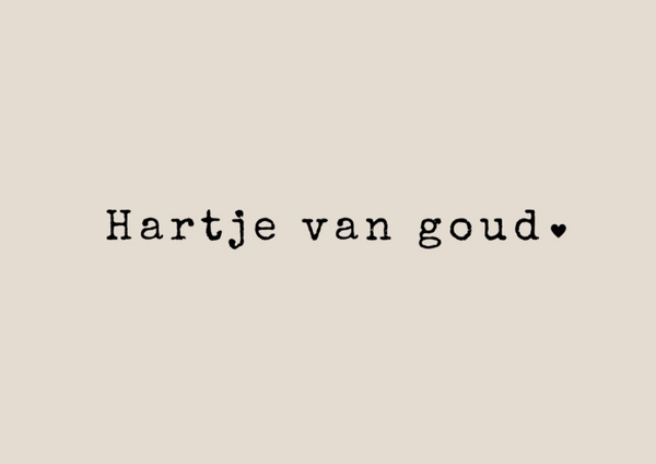 Hartje van goud